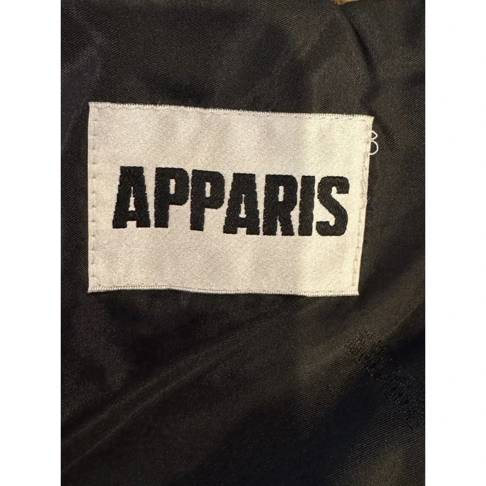 Apparis Scarf Jasper Leopard Print Faux Fur Trendy‎ Outerwear Outdoor Chic NWT
